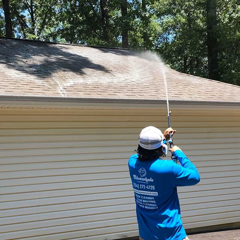 professional roof cleaning services Charlotte NC