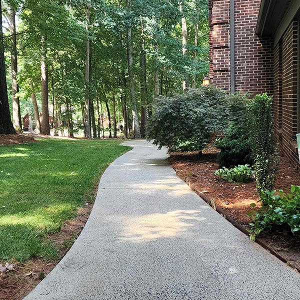 concrete pressure washing sidewalk Matthews NC