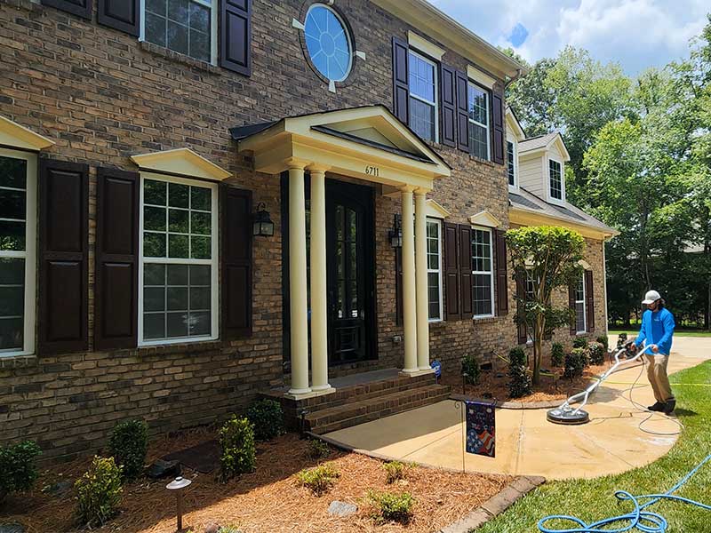 Waxhaw concrete cleaning and pressure washing