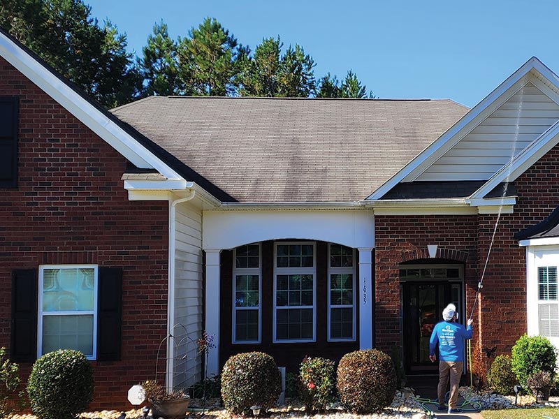 Benefits of softwashing a house Bluewhale Powerwash Charlotte